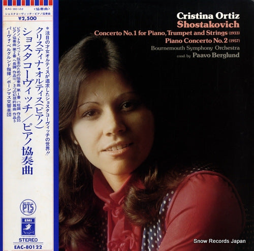 ORTIZ, CRISTINA shostakovich; concerto no.1 for piano, trumpet and strings EAC-80122