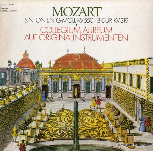 COLLEGIUM AUREUM mozart; sinfonien g-moll kv550 / b-dur kv319 ULS-3129-H