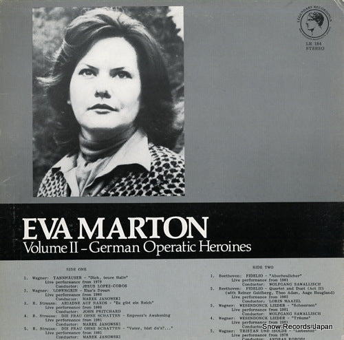 MARTON, EVA volume ii / german operatic heroines LR184