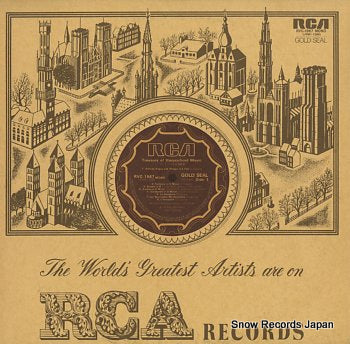 LANDOWSKA, WANDA treasury of harpsichord music RVC-1567(M)