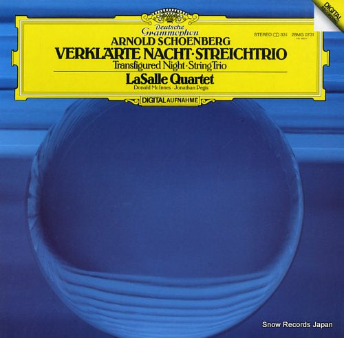 LASALLE QUARTET schoenberg; verklarte nacht/streichtrio 28MG0731