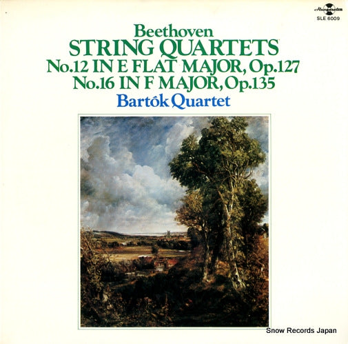 BARTOK QUARTET beethoven; string quartets no.12 SLE6009