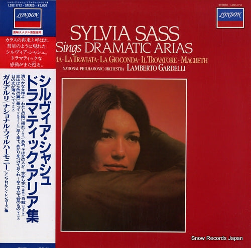 SASS, SYLVIA sylvia sass sings dramatic arias L28C-1712
