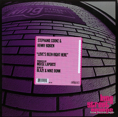 COOKE, STEPHANIE / KENNY BOBIEN love's been right here KSS1104