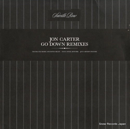 CARTER, JON go down remixes SROW003X