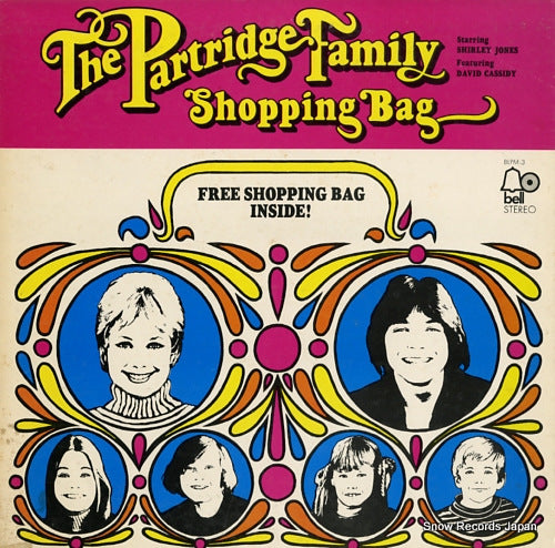 PARTRIDGE FAMILY FEATURING DAVID CASSIDY, THE shopping bag BLPM-3