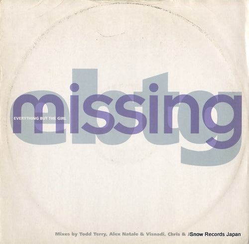EVERYTHING BUT THE GIRL missing 0630-12528-0/NEG84T