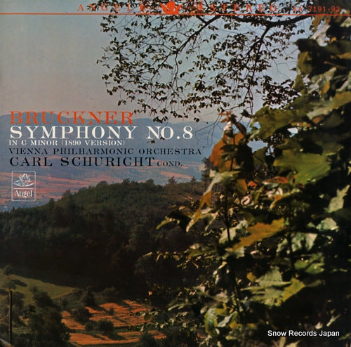 SCHURICHT, CARL bruckner; symphony no.8 in c minor (1890 version) AA-7191.92