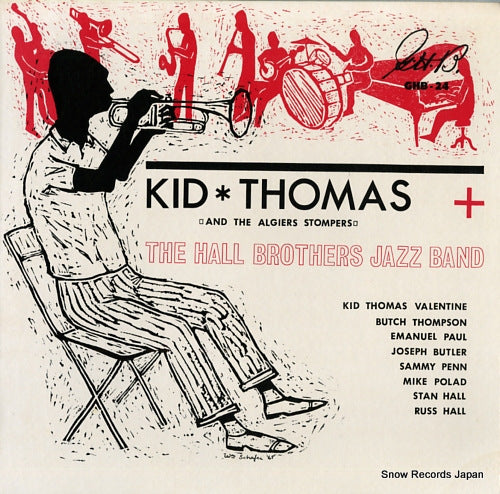 THOMAS, KID kid thomas + the hall brothers jazz band GHB-24