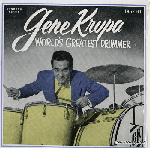 KRUPA, GENE the world's greatest drummer 1952-61 SB225