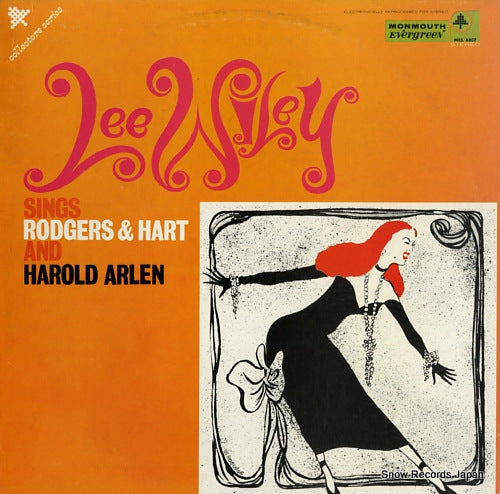 WILEY, LEE lee wiley sings rodgers & hart and harold arlen MES/6807