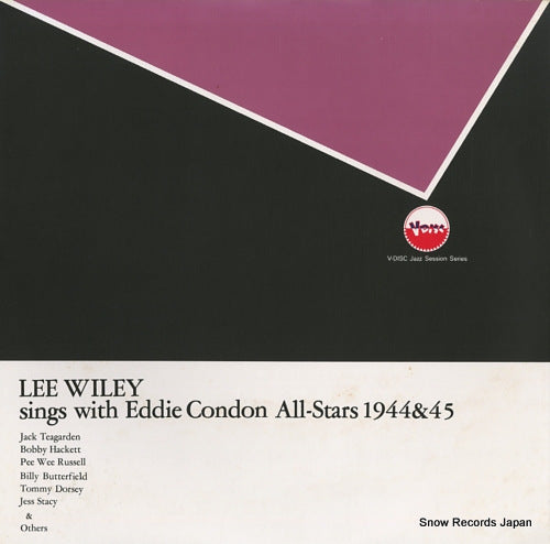 WILEY, LEE sings with eddie condon all-stars 1944 & 45 VC-5020