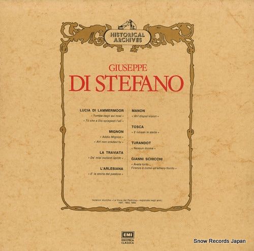 STEFANO, GIUSEPPE DI giuseppe di stefano 3C053-17286M