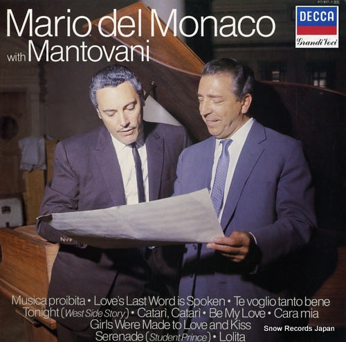 MONACO, MARIO DEL / MANTOVANI mario del monaco with mantovani 411617-1