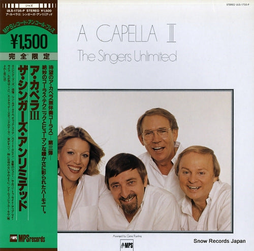 SINGERS UNLIMITED, THE a capella 3 ULS-1735-P