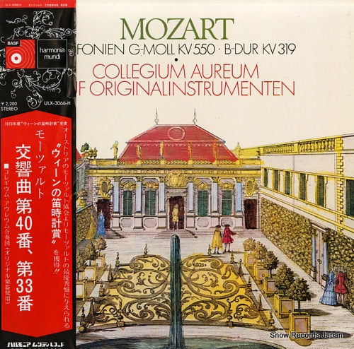 COLLEGIUM AUREUM mozart; sinfonien g-moll kv550 / b-dur kv319 ULX-3066-H