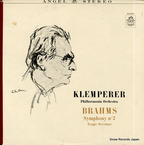 KLEMPERER, OTTO brahms; symphony no.2 / tragic overture ANGEL35532