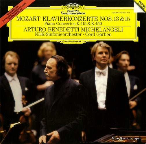 MICHELANGELI, ARTURO BENEDETTI mozart; klavierkonzerte nos.13 & 15 431097-1