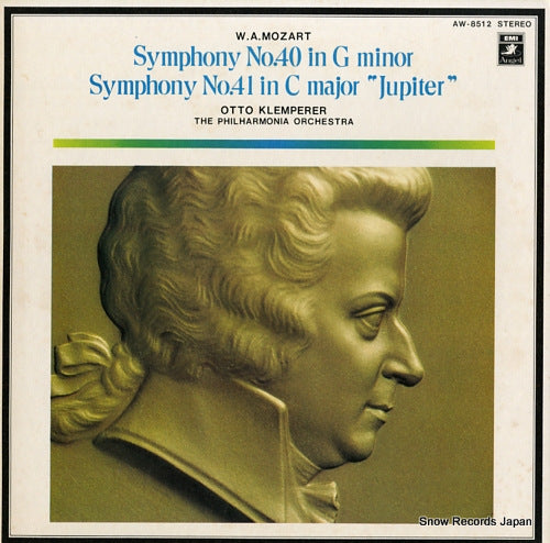 KLEMPERER, OTTO mozart; symphony no.40 in g minor & no.41 in c major "jupiter" AW-8512