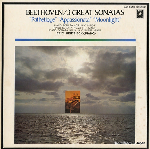 HEIDSIECK, ERIC beethoven; 3 great sonatas "pathetique", "appassionata", "moonlight" AW-8518