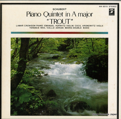CROWSON, LAMAR schubert; piano quintet in a major "trout" AW-8519