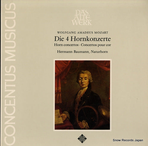 BAUMANN, HERMANN mozart; die 4 hornkonzerte SAWT9627/6.41272