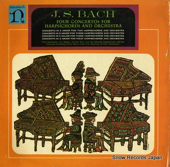 RISTENPART, KARL bach; four concertos for harpsichords H-1019