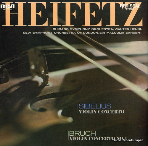 HEIFETZ, JASCHA sibelius; violin concerto in d minor, op.47 SRA-2122