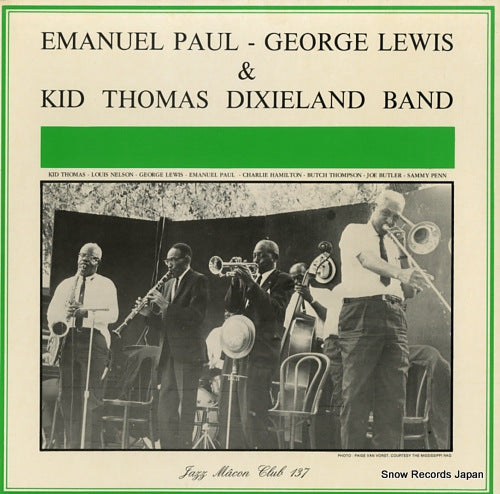 PAUL, EMANUEL emanuel paul george lewis & kid thomas dixieland band JMC137