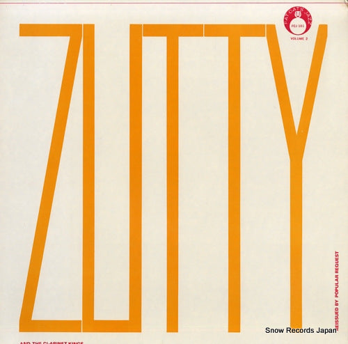 SINGLETON, ZUTTY zutty and the clarinet kings volume two FCJ101