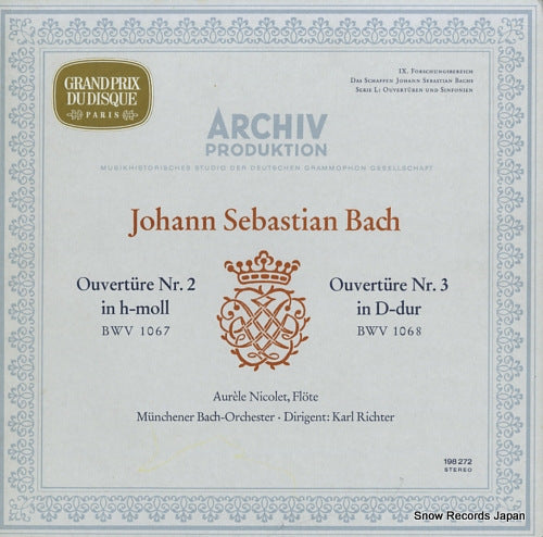 RICHTER, KARL bach; ouverture nr.2 & 3 198272
