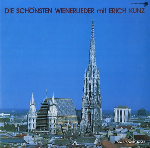 KUNZ, ERICH die schonsten wienerlieder mit erich kunz KUX-3290-V