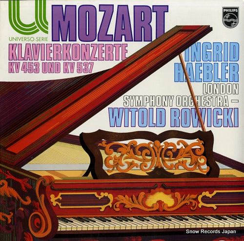 HAEBLER, INGRID mozart; klavierkonzerte kv453 und kv537 6580043