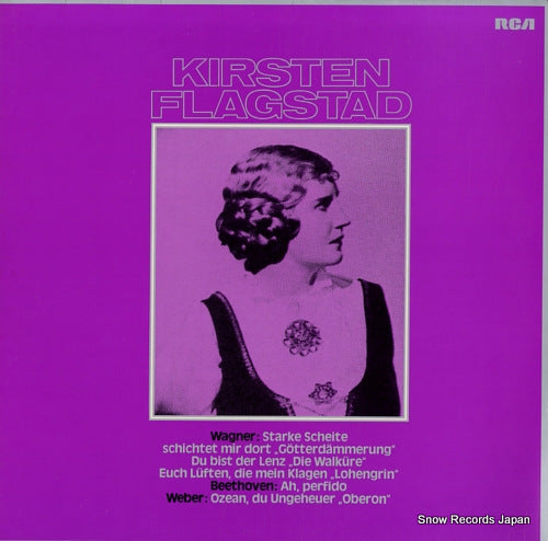 FLAGSTAD, KIRSTEN wagner; starke scheite PVM1-9068/26.41399AG