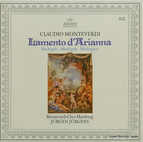 JURGENS, JURGEN monteverdi; lamento d'arianna (madrigale) 2533146