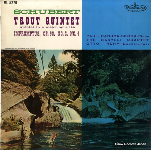 BARYLLI QUARTET, THE schubert; trout quintet ML-5276