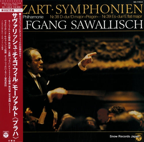 SAWALLISCH, WOLFGANG mozart; symphonien nr.38 d-dur "parager" and nr.39 es-dur OX-1143-K