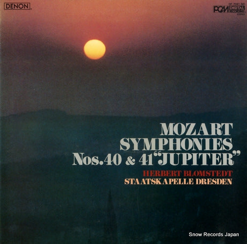 BLOMSTEDT, HERBERT mozart; symphonies nos.40 & 41 "jupiter" OF-7041-ND