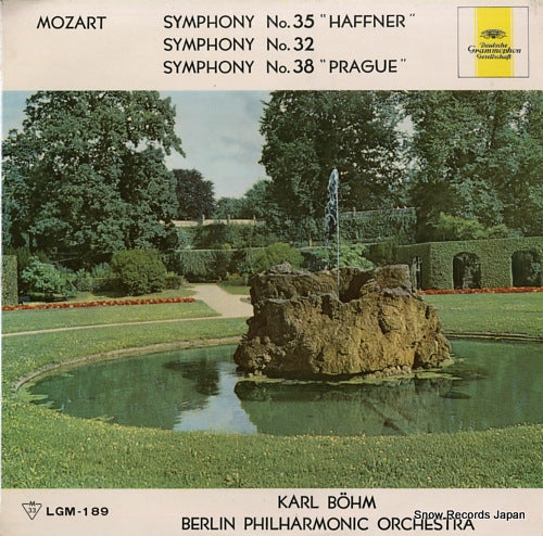 BOHM, KARL mozart; symphony no.35 "haffner" LGM-189