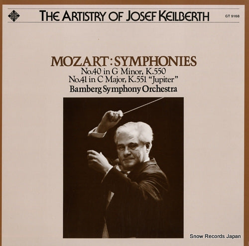 KEILBERTH, JOSEPH mozart; symphonies no.40 in g minor and no.41 in c major "jupiter" GT-9168