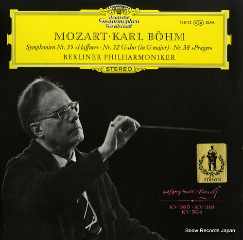 BOHM, KARL mozart; symphonien nr.35 "haffner", nr.32, nr.38 "prager" 138112