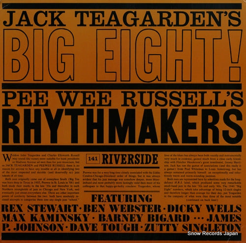 TEAGARDEN, JACK / PEE WEE RUSSELL jack teagarden's big eight / pee wee russell's rhythmakers OJC-1708