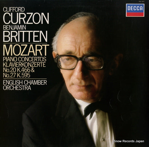 CURZON, CLIFFORD mozart; piano concertos no.20 & no.27 SXL7007