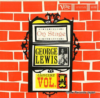 LEWIS, GEORGE on stage: george lewis concert, vol.1 MGV-8303