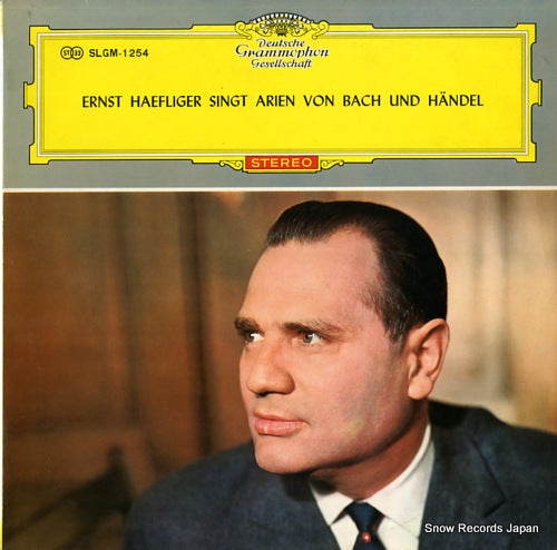 HAEFLIGER, ERNST ernst haefliger singt arien von bach und handel SLGM-1254