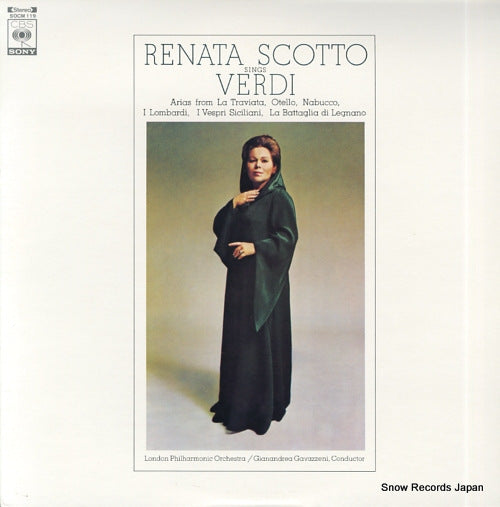 SCOTTO, RENATA sings verdi SOCM119