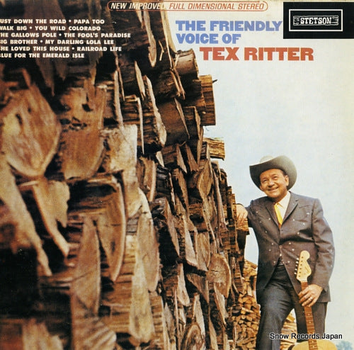 RITTER, TEX the friendly voice of tex ritter HAT3114