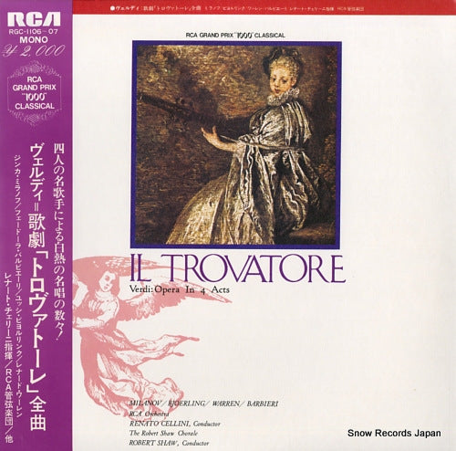 CELLINI, RENATO verdi; "il trovatore" opera in 4 acts RGC1106-07(M)