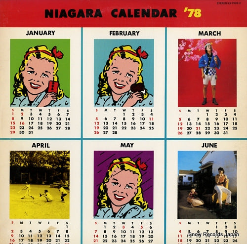 OHTAKI, EIICHI niagara calendar '78 LX-7032-E