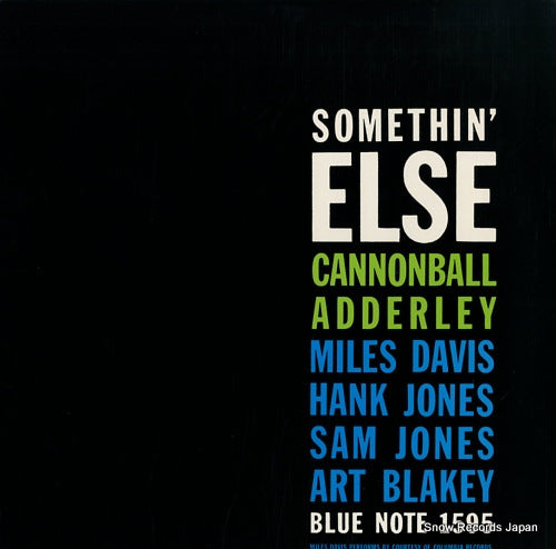 ADDERLEY, CANNONBALL somethin' else BLP1595